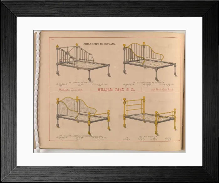Framed Print : Page from William Tarn and Co.s Illustrated Catalogue: wit