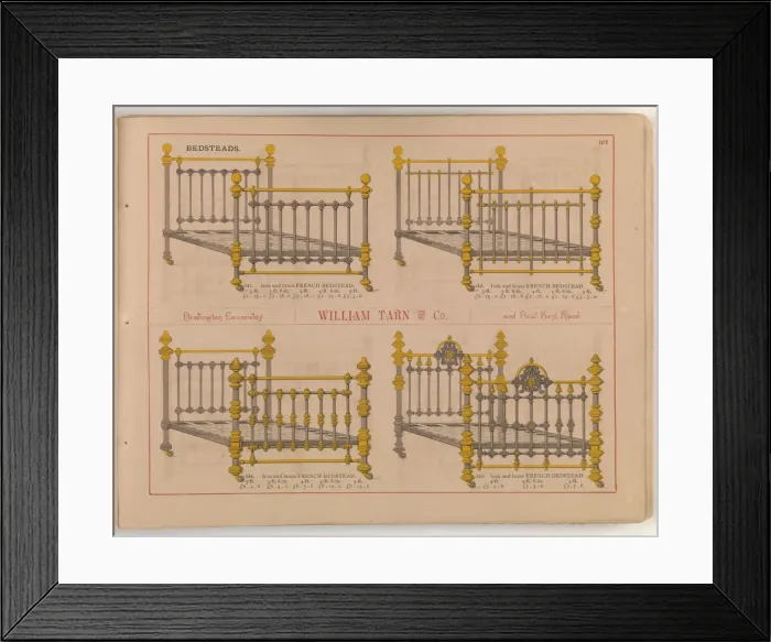 Framed Print : Page from William Tarn and Co.s Illustrated Catalogue: wit Framed Print : Page from William Tarn and Co.s Illustrated Catalogue: wit