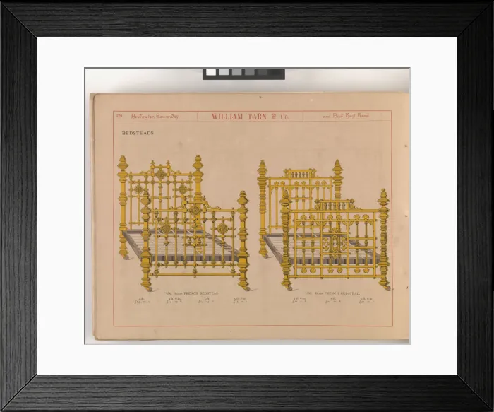 Framed Print : Page from William Tarn and Co.s Illustrated Catalogue: wit Framed Print : Page from William Tarn and Co.s Illustrated Catalogue: wit