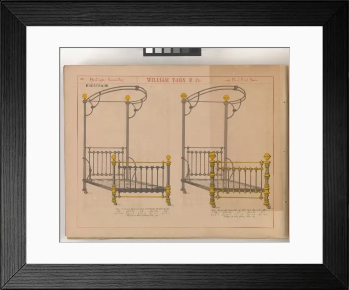 Framed Print : Page from William Tarn and Co.s Illustrated Catalogue: wit Framed Print : Page from William Tarn and Co.s Illustrated Catalogue: wit