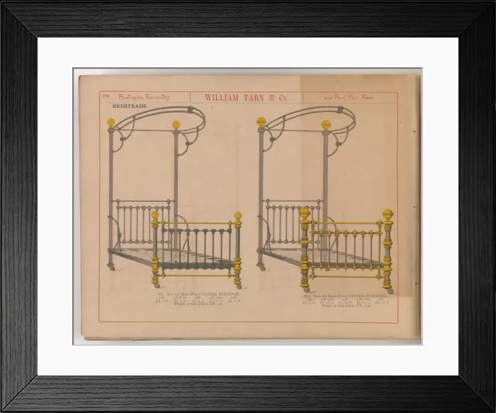 Framed Print : Page from William Tarn and Co.s Illustrated Catalogue: wit Framed Print : Page from William Tarn and Co.s Illustrated Catalogue: wit