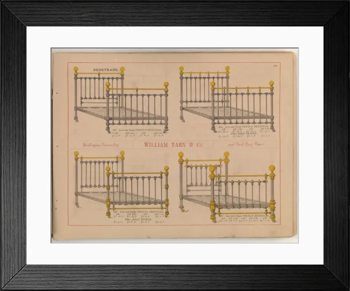 Framed Print : Page from William Tarn and Co.s Illustrated Catalogue: wit Framed Print : Page from William Tarn and Co.s Illustrated Catalogue: wit