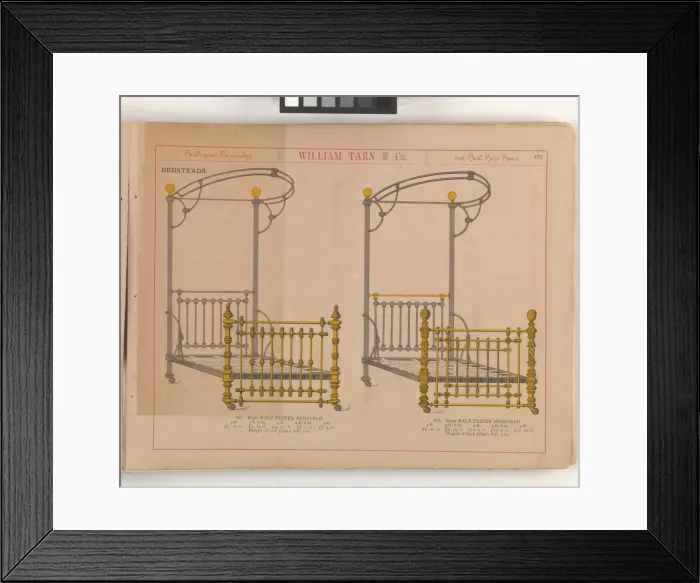 Framed Print : Page from William Tarn and Co.s Illustrated Catalogue: wit Framed Print : Page from William Tarn and Co.s Illustrated Catalogue: wit