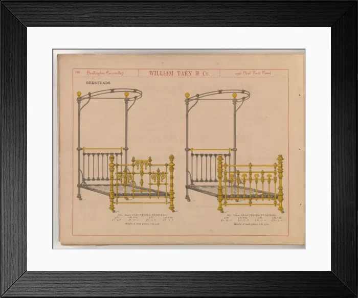 Framed Print : Page from William Tarn and Co.s Illustrated Catalogue: wit Framed Print : Page from William Tarn and Co.s Illustrated Catalogue: wit