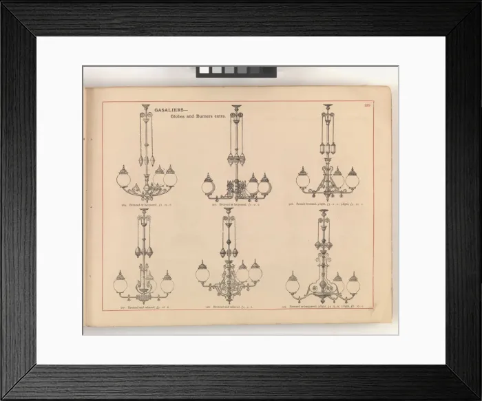 Framed Print : Page from William Tarn and Co.s Illustrated Catalogue: wit Framed Print : Page from William Tarn and Co.s Illustrated Catalogue: wit
