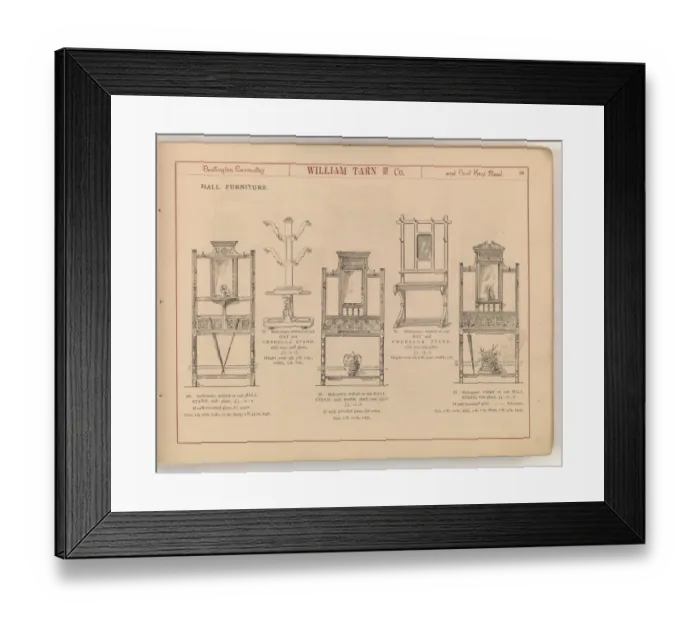 Framed Print : Page from William Tarn and Co.s Illustrated Catalogue: wit Framed Print : Page from William Tarn and Co.s Illustrated Catalogue: wit