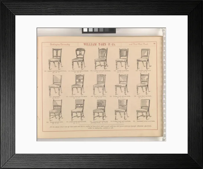 Framed Print : Page from William Tarn and Co.s Illustrated Catalogue: wit Framed Print : Page from William Tarn and Co.s Illustrated Catalogue: wit
