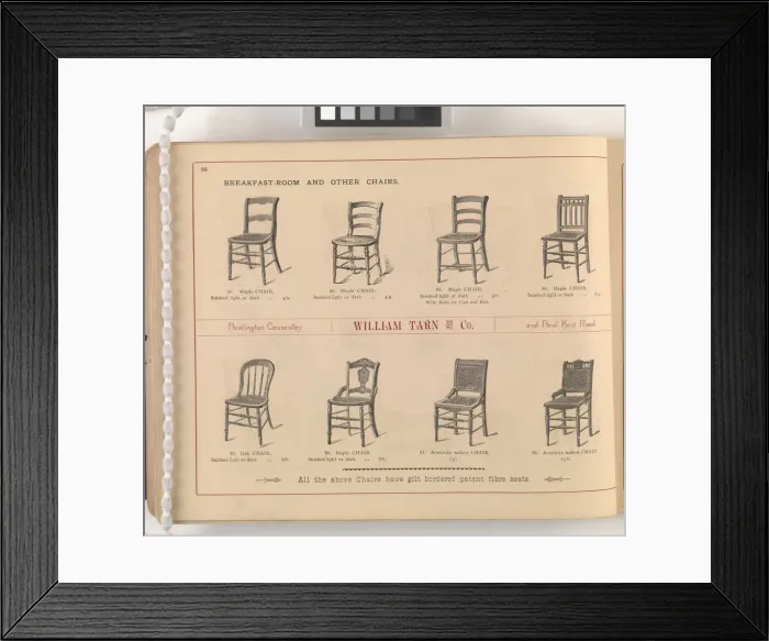Framed Print : Page from William Tarn and Co.s Illustrated Catalogue: wit Framed Print : Page from William Tarn and Co.s Illustrated Catalogue: wit