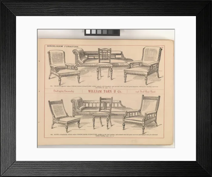 Framed Print : Page from William Tarn and Co.s Illustrated Catalogue: wit
