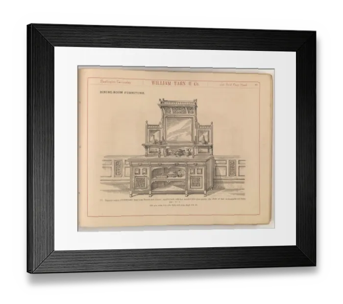Framed Print : Page from William Tarn and Co.s Illustrated Catalogue: wit Framed Print : Page from William Tarn and Co.s Illustrated Catalogue: wit