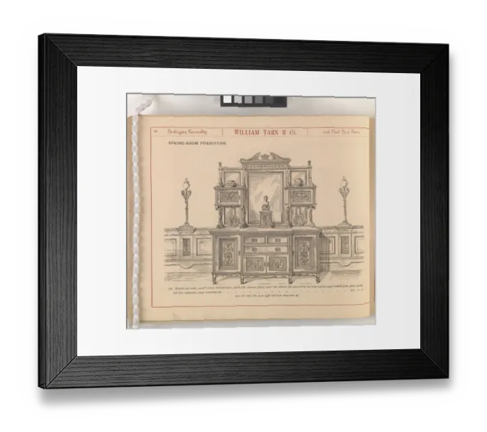 Framed Print : Page from William Tarn and Co.s Illustrated Catalogue: wit Framed Print : Page from William Tarn and Co.s Illustrated Catalogue: wit