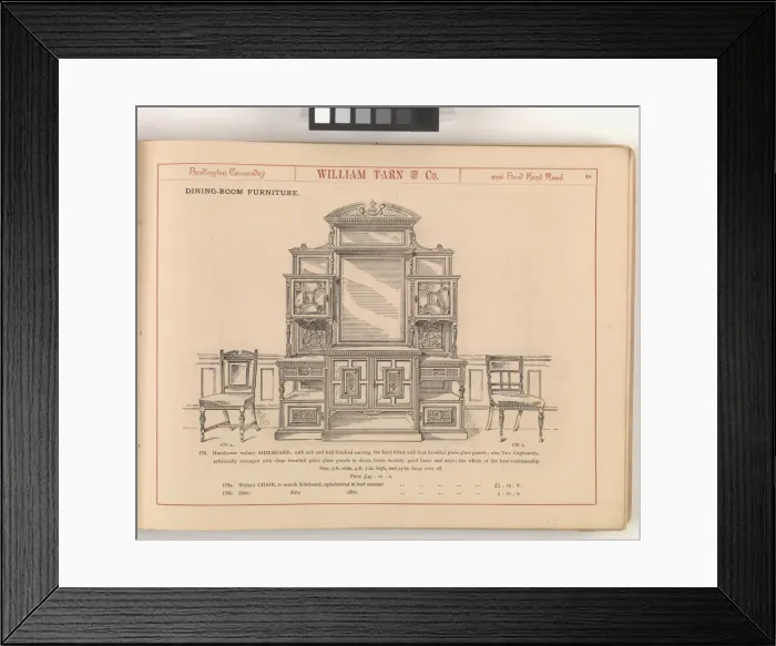 Framed Print : Page from William Tarn and Co.s Illustrated Catalogue: wit Framed Print : Page from William Tarn and Co.s Illustrated Catalogue: wit