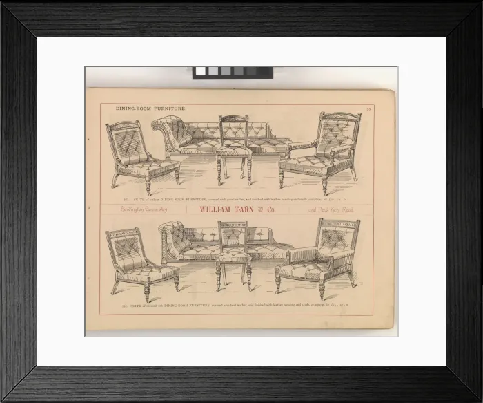 Framed Print : Page from William Tarn and Co.s Illustrated Catalogue: wit Framed Print : Page from William Tarn and Co.s Illustrated Catalogue: wit