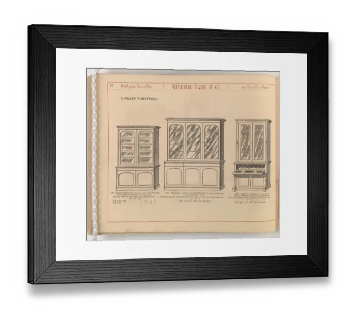 Framed Print : Page from William Tarn and Co.s Illustrated Catalogue: wit Framed Print : Page from William Tarn and Co.s Illustrated Catalogue: wit
