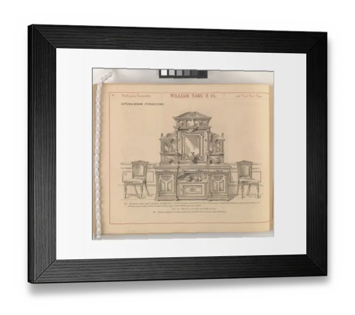 Framed Print : Page from William Tarn and Co.s Illustrated Catalogue: wit Framed Print : Page from William Tarn and Co.s Illustrated Catalogue: wit