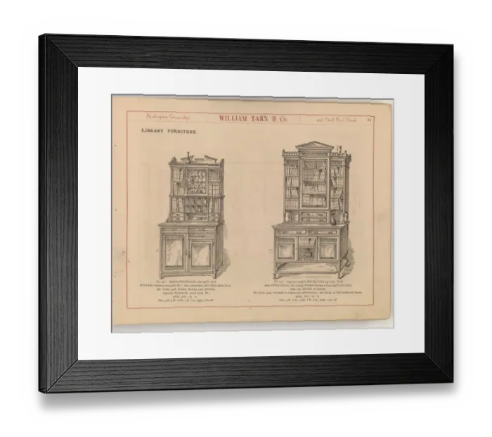 Framed Print : Page from William Tarn and Co.s Illustrated Catalogue: wit Framed Print : Page from William Tarn and Co.s Illustrated Catalogue: wit