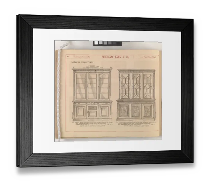 Framed Print : Page from William Tarn and Co.s Illustrated Catalogue: wit Framed Print : Page from William Tarn and Co.s Illustrated Catalogue: wit