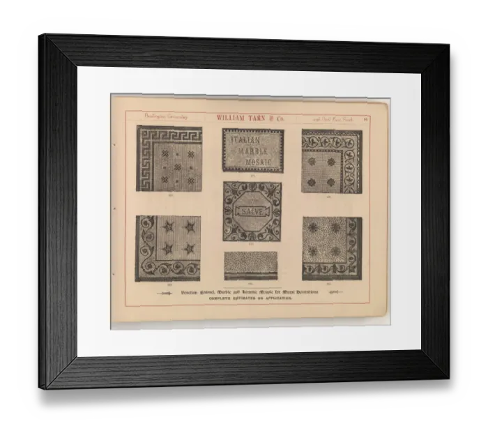 Framed Print : Page from William Tarn and Co.s Illustrated Catalogue: wit Framed Print : Page from William Tarn and Co.s Illustrated Catalogue: wit