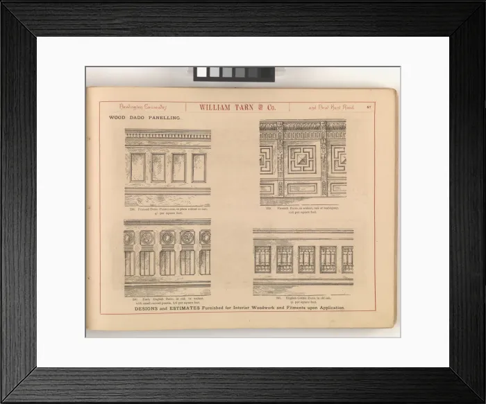 Framed Print : Page from William Tarn and Co.s Illustrated Catalogue: wit Framed Print : Page from William Tarn and Co.s Illustrated Catalogue: wit