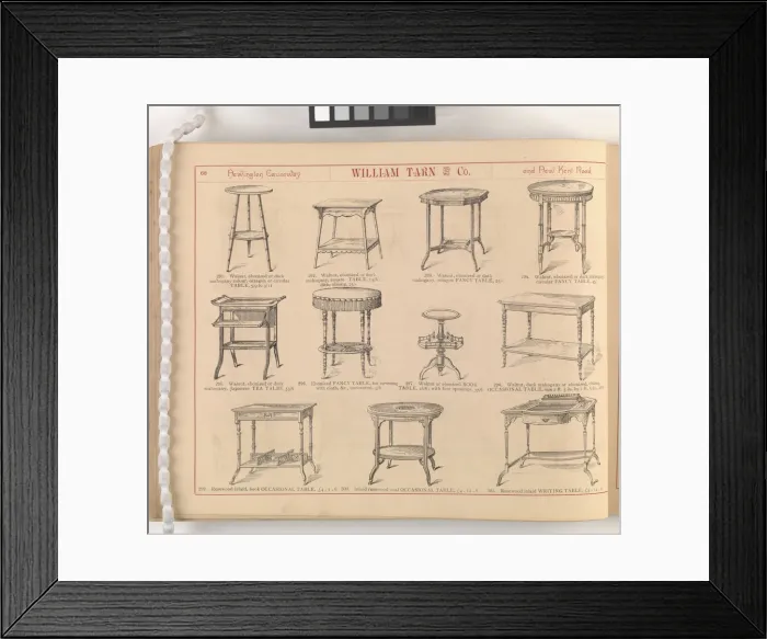 Framed Print : Page from William Tarn and Co.s Illustrated Catalogue: wit Framed Print : Page from William Tarn and Co.s Illustrated Catalogue: wit