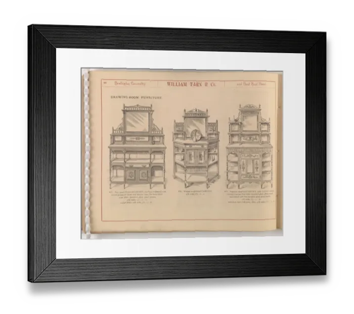 Framed Print : Page from William Tarn and Co.s Illustrated Catalogue: wit