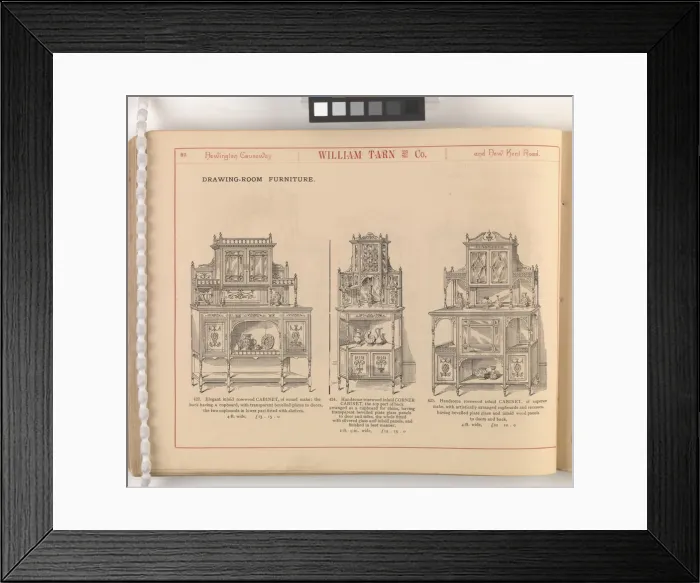 Framed Print : Page from William Tarn and Co.s Illustrated Catalogue: wit Framed Print : Page from William Tarn and Co.s Illustrated Catalogue: wit