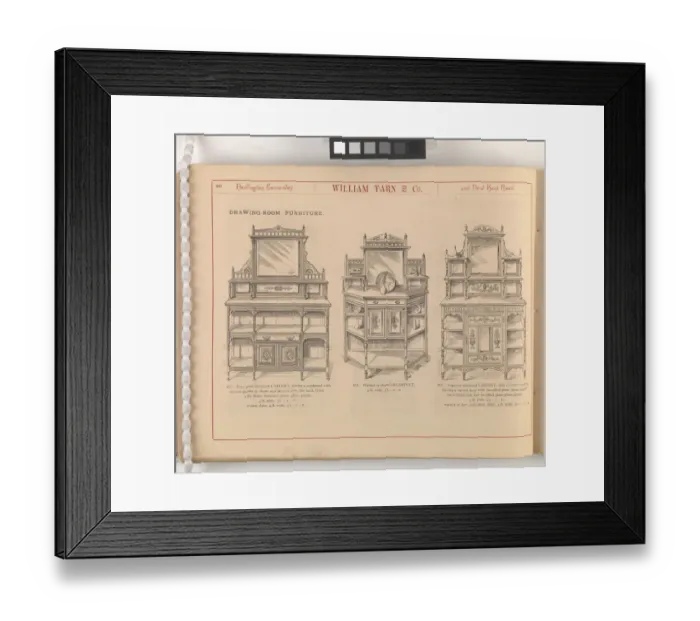 Framed Print : Page from William Tarn and Co.s Illustrated Catalogue: wit Framed Print : Page from William Tarn and Co.s Illustrated Catalogue: wit