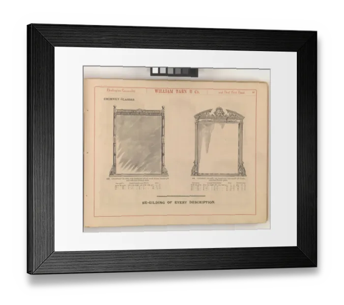 Framed Print : Page from William Tarn and Co.s Illustrated Catalogue: wit Framed Print : Page from William Tarn and Co.s Illustrated Catalogue: wit