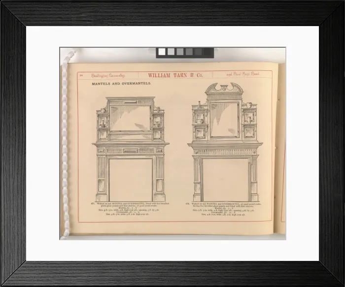 Framed Print : Page from William Tarn and Co.s Illustrated Catalogue: wit