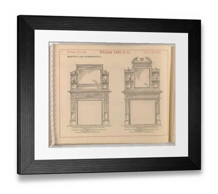 Framed Print : Page from William Tarn and Co.s Illustrated Catalogue: wit Framed Print : Page from William Tarn and Co.s Illustrated Catalogue: wit