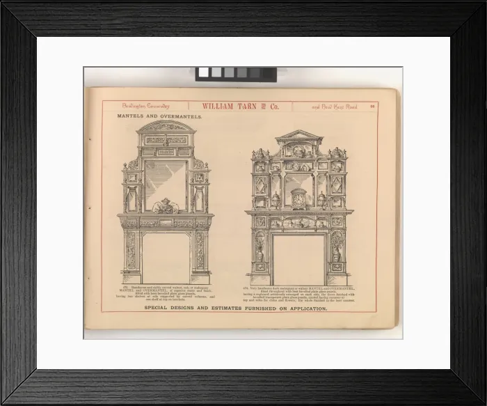 Framed Print : Page from William Tarn and Co.s Illustrated Catalogue: wit Framed Print : Page from William Tarn and Co.s Illustrated Catalogue: wit