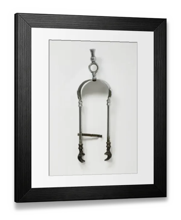 Framed Print : Fire tongs Framed Print : Fire tongs