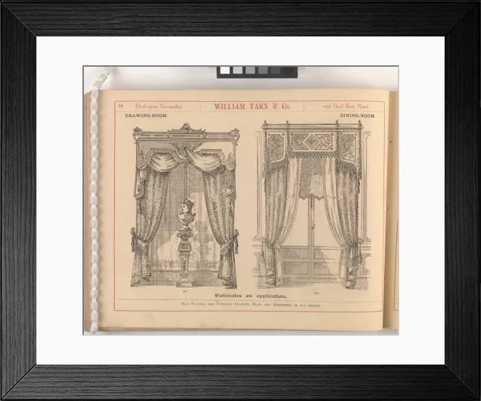 Framed Print : Page from William Tarn and Co.s Illustrated Catalogue: wit Framed Print : Page from William Tarn and Co.s Illustrated Catalogue: wit