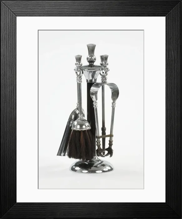 Framed Print : Fire companion set Framed Print : Fire companion set