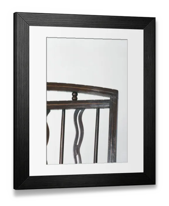 Framed Print : Windsor armchair, detail Framed Print : Windsor armchair, detail