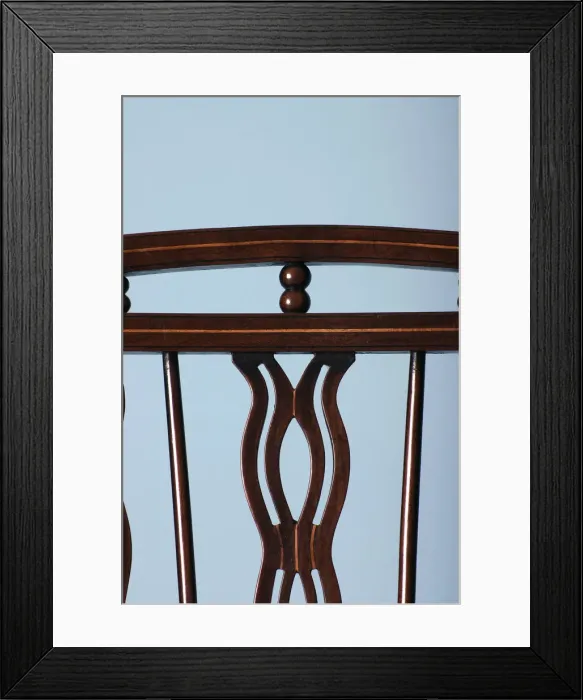 Framed Print : Windsor armchair, detail Framed Print : Windsor armchair, detail