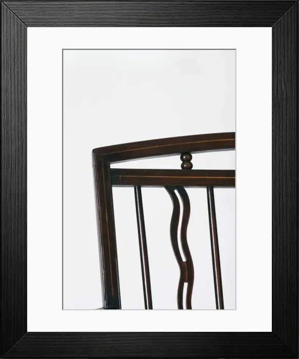 Framed Print : Windsor armchair, detail Framed Print : Windsor armchair, detail