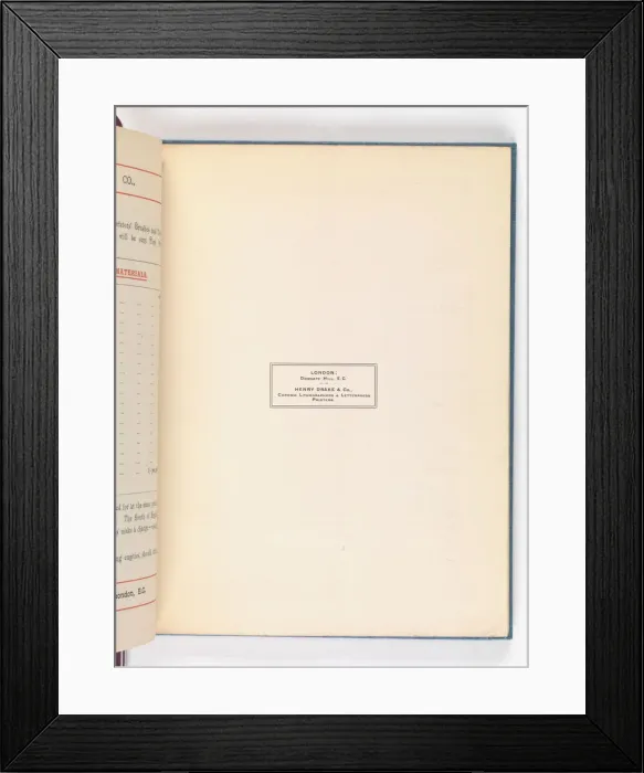 Framed Print : Page from Catalogue of Materials for House Painting and Gla Framed Print : Page from Catalogue of Materials for House Painting and Gla