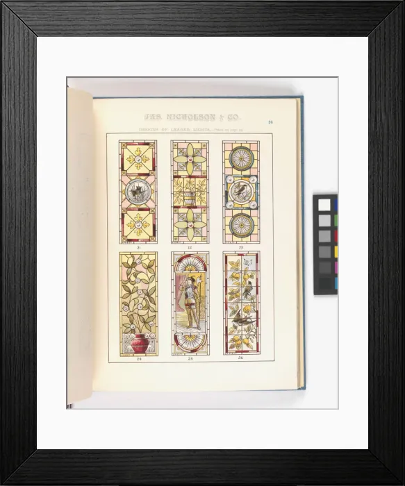 Framed Print : Page from Catalogue of Materials for House Painting and Gla Framed Print : Page from Catalogue of Materials for House Painting and Gla