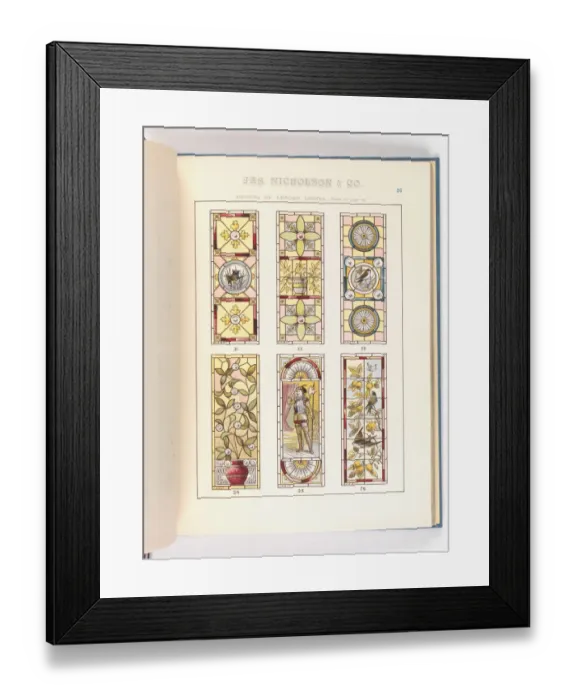 Framed Print : Page from Catalogue of Materials for House Painting and Gla Framed Print : Page from Catalogue of Materials for House Painting and Gla