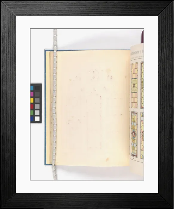 Framed Print : Page from Catalogue of Materials for House Painting and Gla Framed Print : Page from Catalogue of Materials for House Painting and Gla