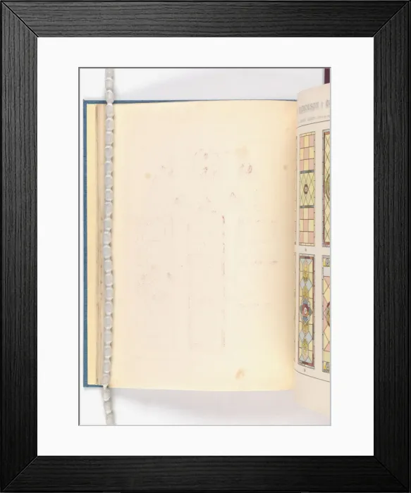 Framed Print : Page from Catalogue of Materials for House Painting and Gla Framed Print : Page from Catalogue of Materials for House Painting and Gla