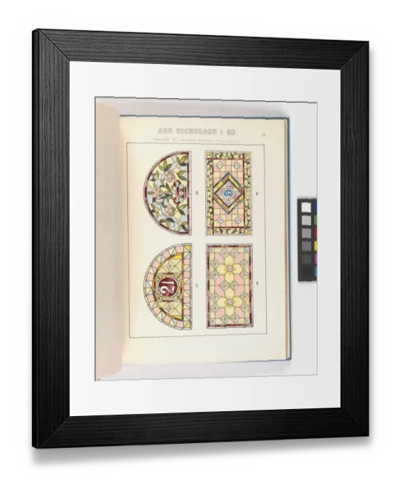 Framed Print : Page from Catalogue of Materials for House Painting and Gla Framed Print : Page from Catalogue of Materials for House Painting and Gla