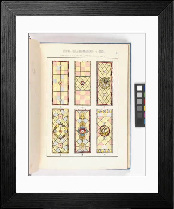 Framed Print : Page from Catalogue of Materials for House Painting and Gla Framed Print : Page from Catalogue of Materials for House Painting and Gla