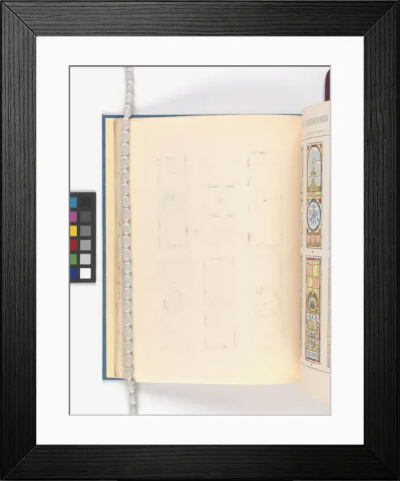 Framed Print : Page from Catalogue of Materials for House Painting and Gla Framed Print : Page from Catalogue of Materials for House Painting and Gla
