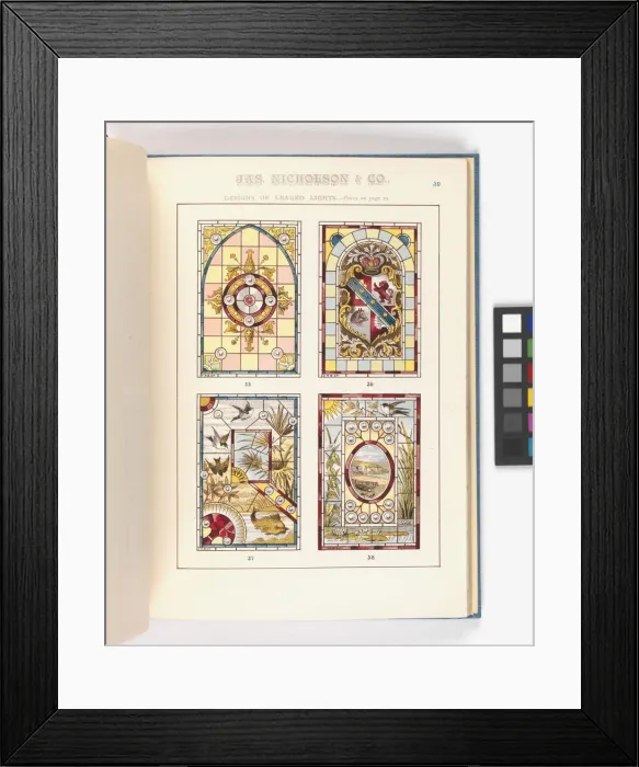 Framed Print : Page from Catalogue of Materials for House Painting and Gla Framed Print : Page from Catalogue of Materials for House Painting and Gla