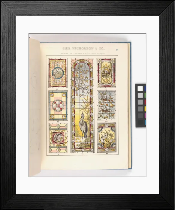 Framed Print : Page from Catalogue of Materials for House Painting and Gla Framed Print : Page from Catalogue of Materials for House Painting and Gla
