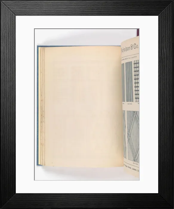 Framed Print : Page from Catalogue of Materials for House Painting and Gla Framed Print : Page from Catalogue of Materials for House Painting and Gla