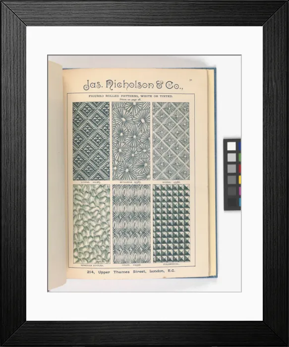 Framed Print : Page from Catalogue of Materials for House Painting and Gla Framed Print : Page from Catalogue of Materials for House Painting and Gla