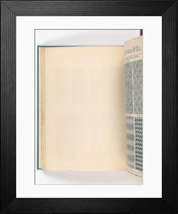 Framed Print : Page from Catalogue of Materials for House Painting and Gla Framed Print : Page from Catalogue of Materials for House Painting and Gla